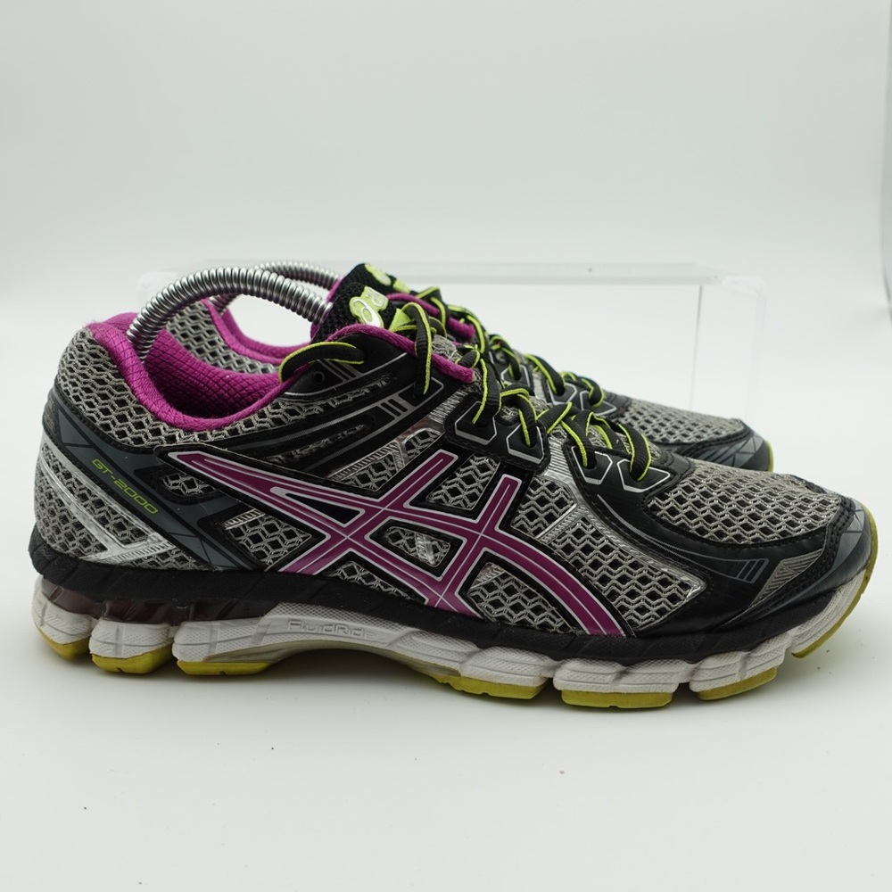 Asics GT-2000 Women Size 9.5 Shoes Gray Sneakers Running Athletic Low Top Mesh